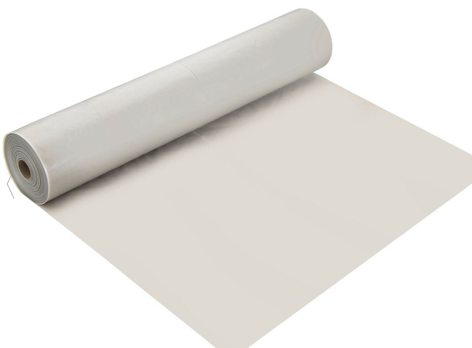 Opaque Clear DPM Polythene Plastic Sheeting Roll 4m Wide 200 MICRON Garden DIY