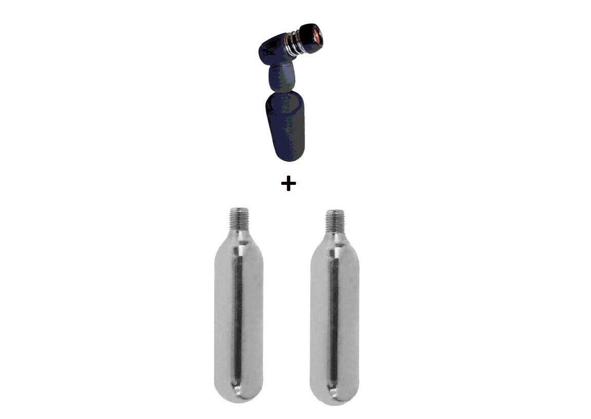 16g Threaded Cartridge Capsule CO2 or Tyre Inflator Mosa Gas Bike Pump Tube Air - Image 4