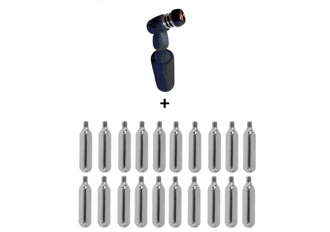 16g Threaded Cartridge Capsule CO2 or Tyre Inflator Mosa Gas Bike Pump Tube Air - Image 8