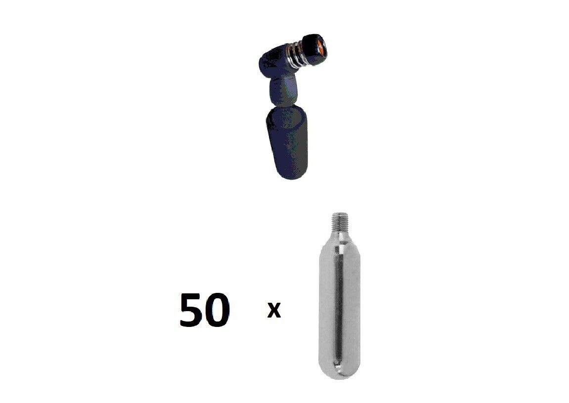 16g Threaded Cartridge Capsule CO2 or Tyre Inflator Mosa Gas Bike Pump Tube Air - Image 11