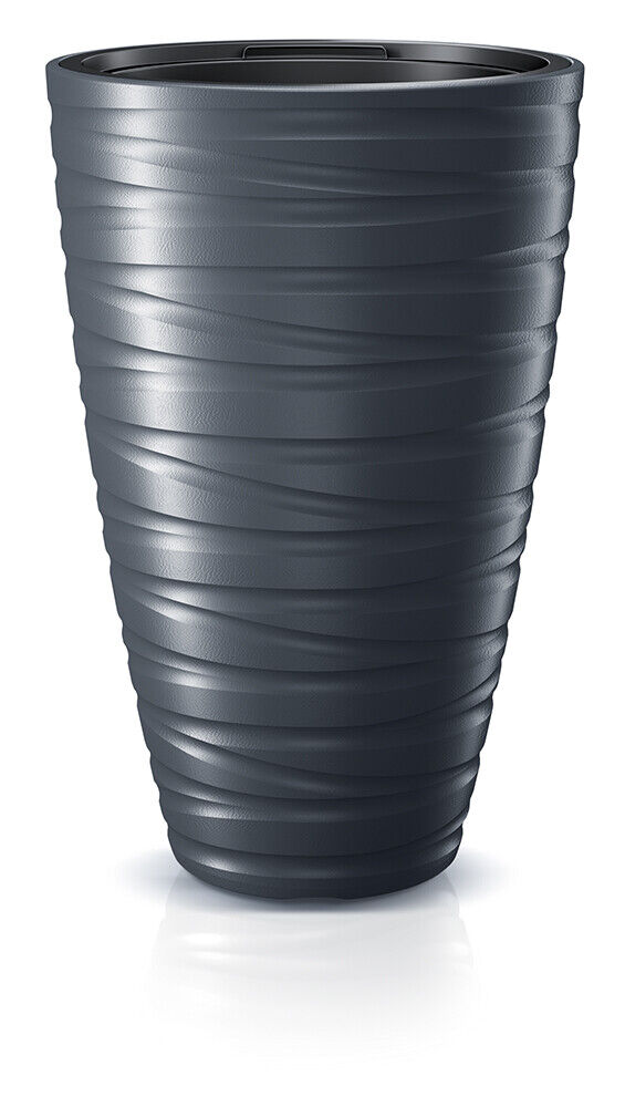 Round Tall Plant Pot Elegant Large Flower Indoor Outdoor Garden Planters Maze - Image 9