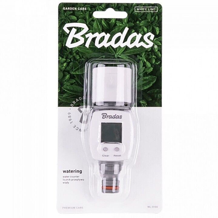 Water Flow Meter Garden Tap Counter Measure with Quick Connect to Hose Outlet - Image 7