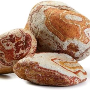 B2C Decorative Rainbow Orange White Stones/Pebbles *** HOME & GARDEN ** AQUARIUM