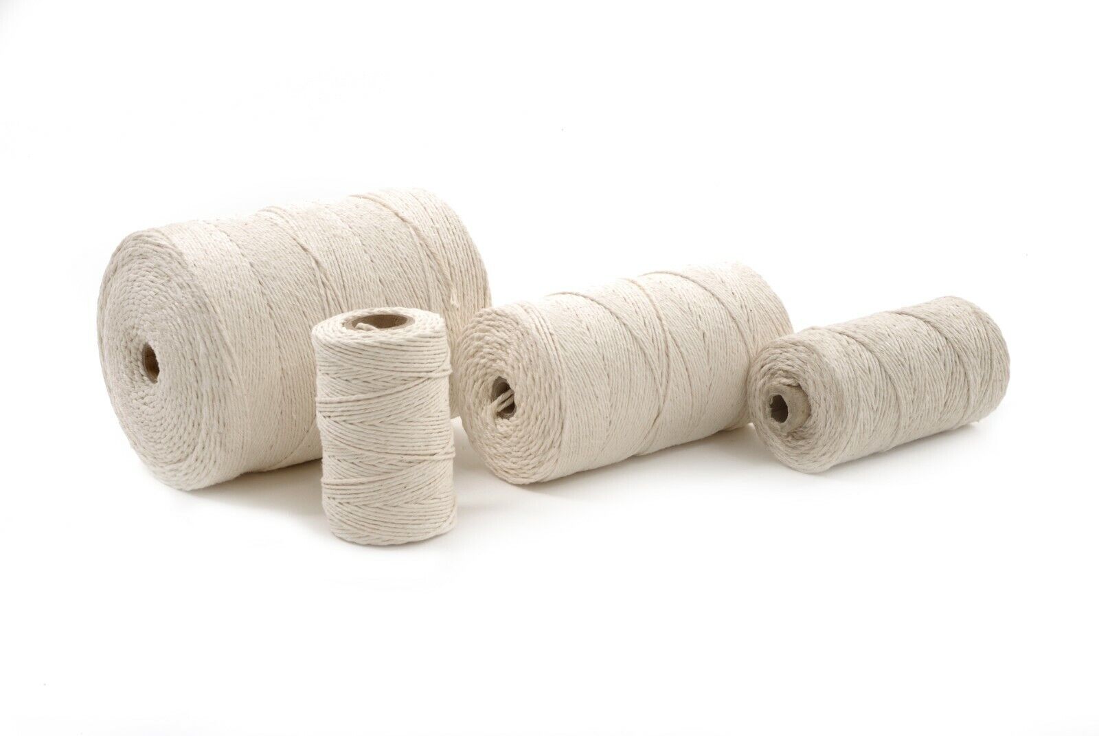 100% Cotton Twisted Cord Craft Macramé Artisan String Natural Beige 2mm