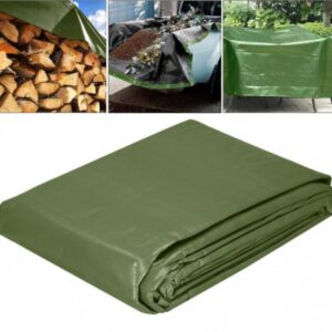 Tarpaulin Sheet Cover Green Waterproof Ground Camping Multipurpose Furniture