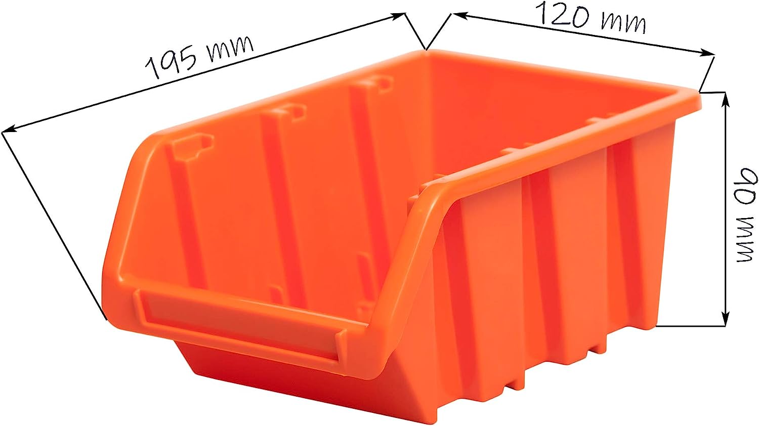 WALL MOUNTED TOOL PEG BOARD 1152mm x 780mm 63 ELEMENTS GARAGE STORAGE BINS WORKSHOP RACK SHED ORGANISER - Image 3