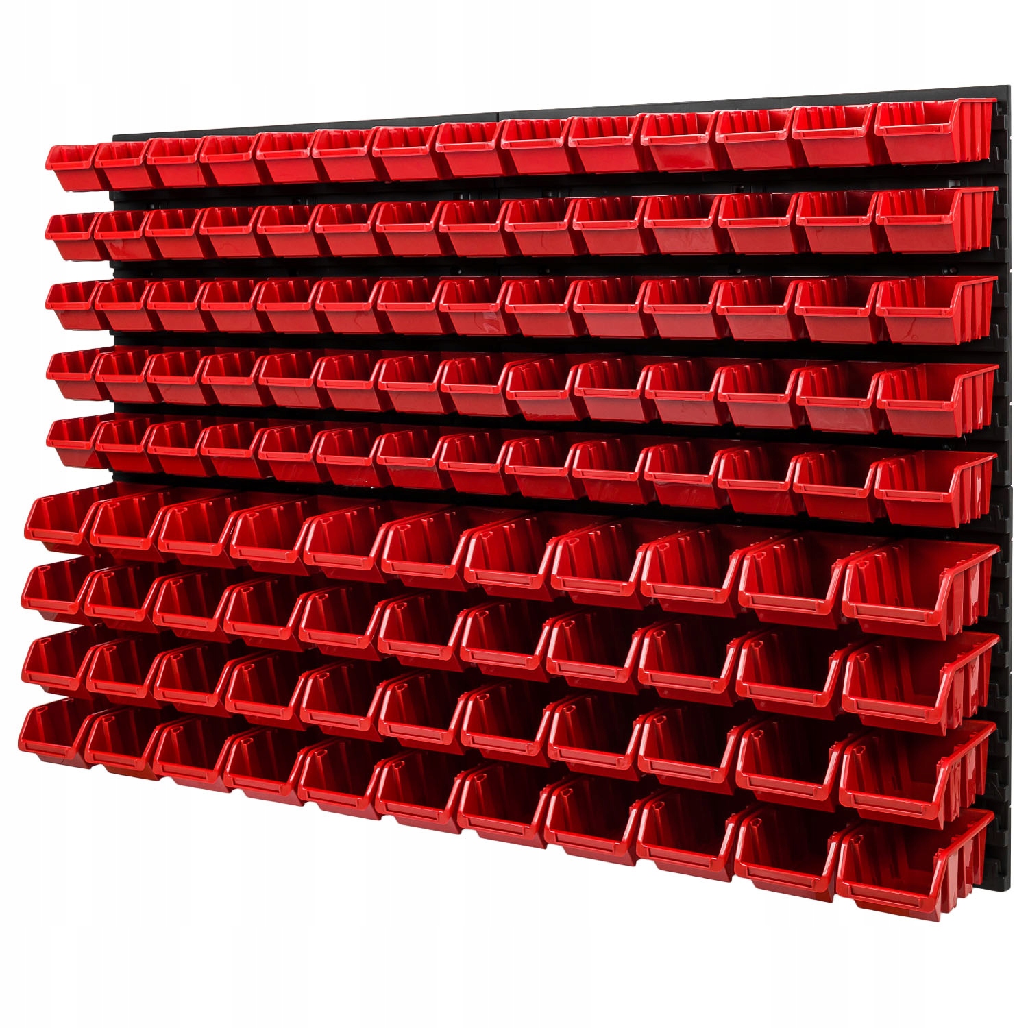 WALL MOUNTED TOOL PEG BOARD 1152mm x 780mm 114 ELEMENTS GARAGE STORAGE BINS WORKSHOP RACK SHED ORGANISER