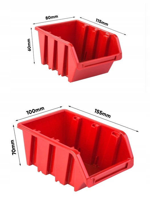 WALL MOUNTED TOOL PEG BOARD 1152mm x 780mm 114 ELEMENTS GARAGE STORAGE BINS WORKSHOP RACK SHED ORGANISER - Image 5