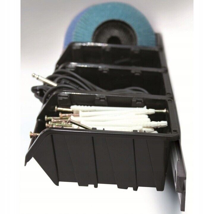 WALL MOUNTED TOOL PEG BOARD 772mm x 390mm 16 ELEMENTS GARAGE STORAGE BINS WORKSHOP RACK SHED ORGANISER - Image 4