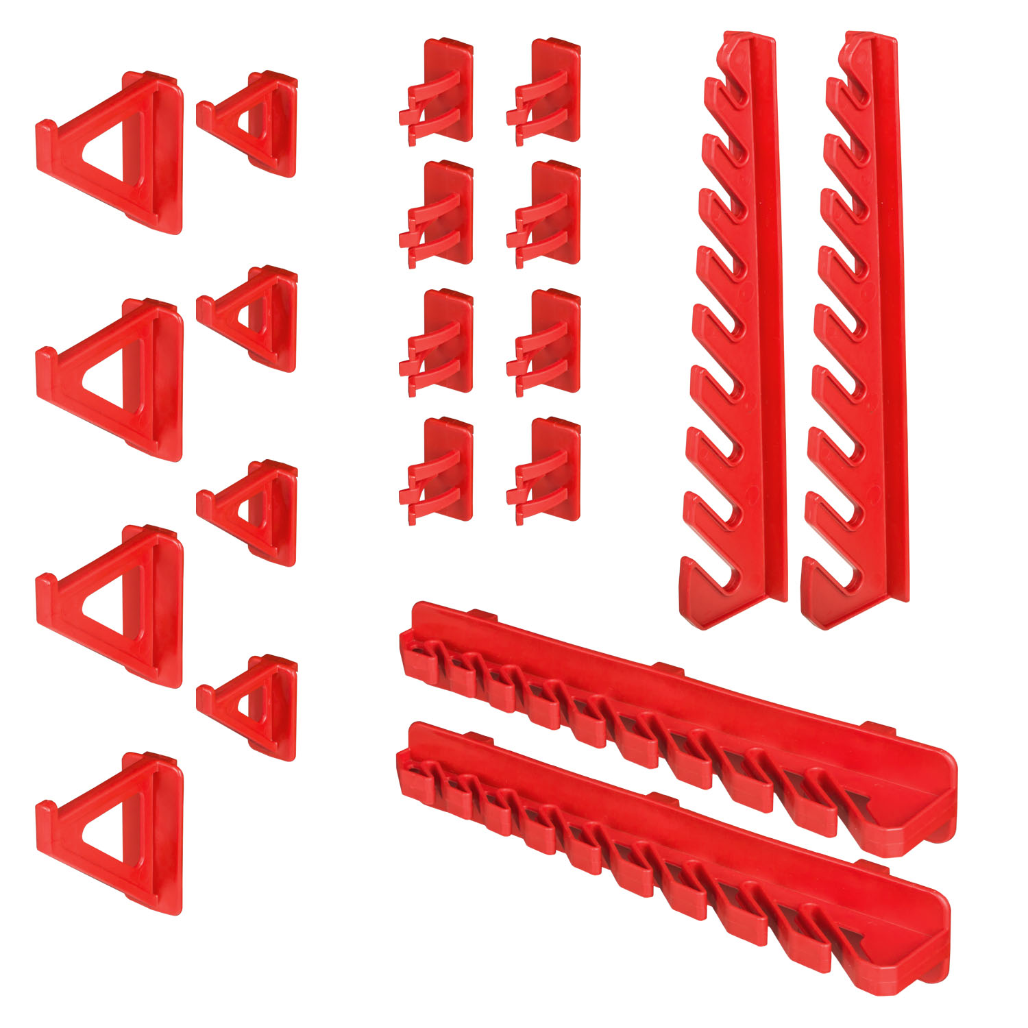 WALL MOUNTED TOOL PEG BOARD 772mm x 780mm 44 ELEMENTS GARAGE STORAGE BINS WORKSHOP RACK SHED ORGANISER - Image 5