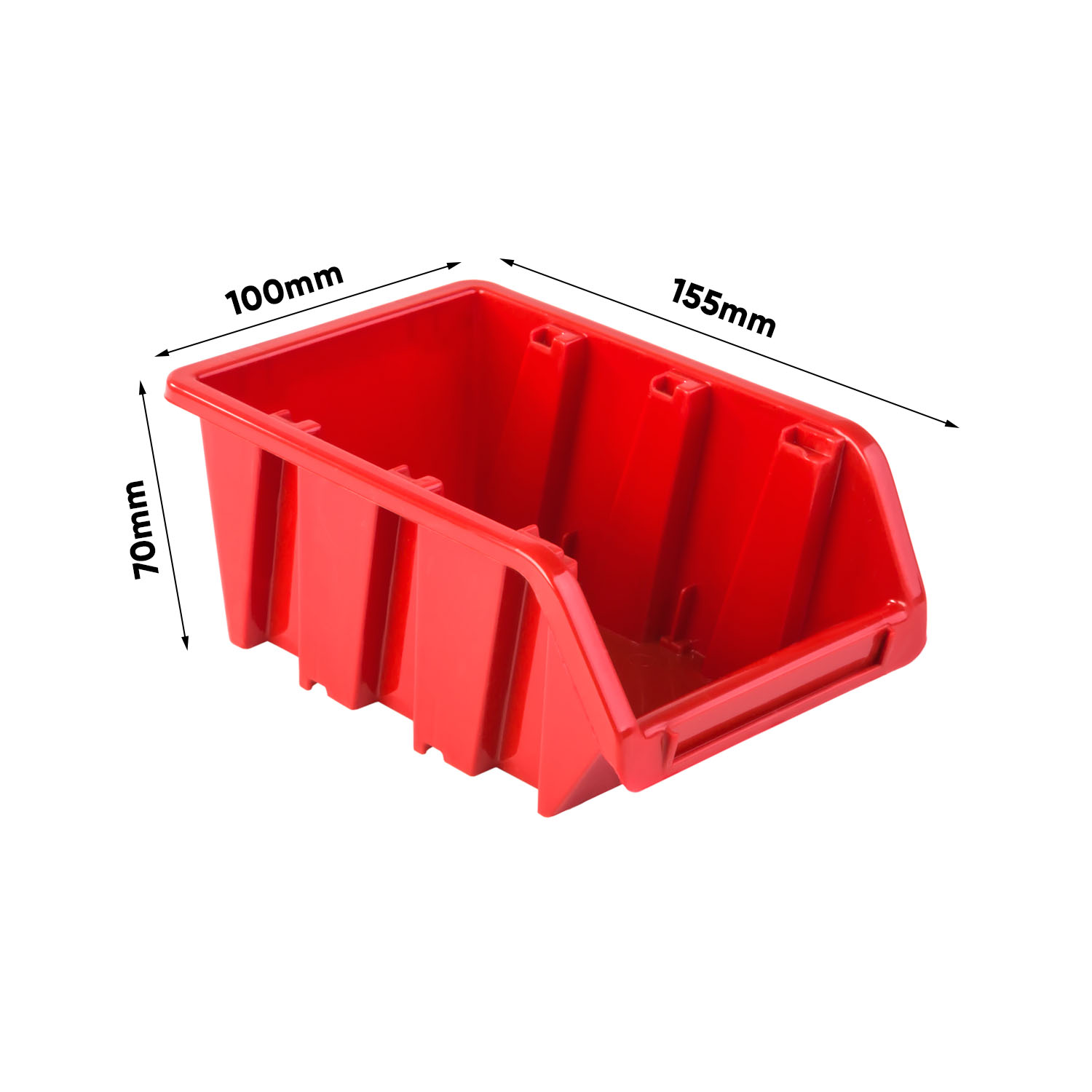 WALL MOUNTED TOOL PEG BOARD 772mm x 780mm 44 ELEMENTS GARAGE STORAGE BINS WORKSHOP RACK SHED ORGANISER - Image 6