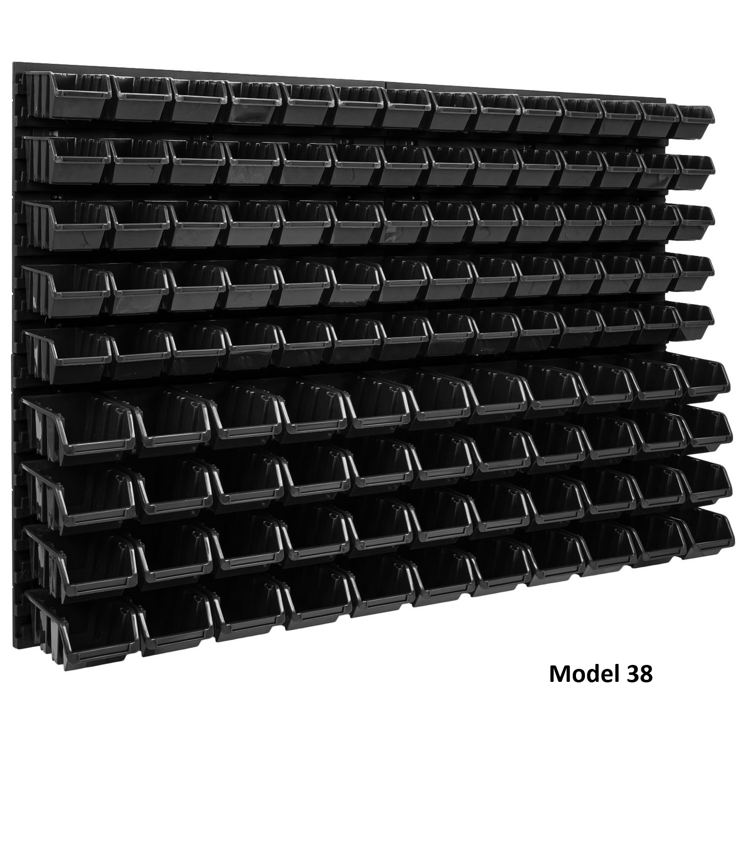 WALL MOUNTED TOOL PEG BOARD 1152mm x 780mm 114 ELEMENTS GARAGE STORAGE BINS WORKSHOP RACK SHED ORGANISER