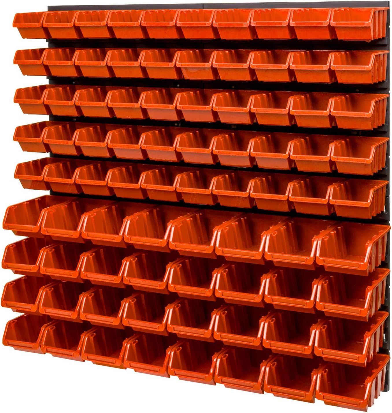 WALL MOUNTED TOOL PEG BOARD RED 772mm x 780mm 82 ELEMENTS GARAGE STORAGE BINS WORKSHOP RACK SHED ORGANISER