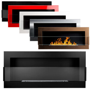 Bio Ethanol Bioethanol Fireplace  900 x 400 Professional Modern Stylish 900 x 400 GLASS 6 Colours
