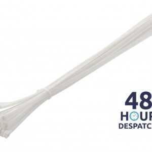 Cable Ties White 100/140/200/250/300mm Nylon Zip Tie Wraps Strong Various Sizes