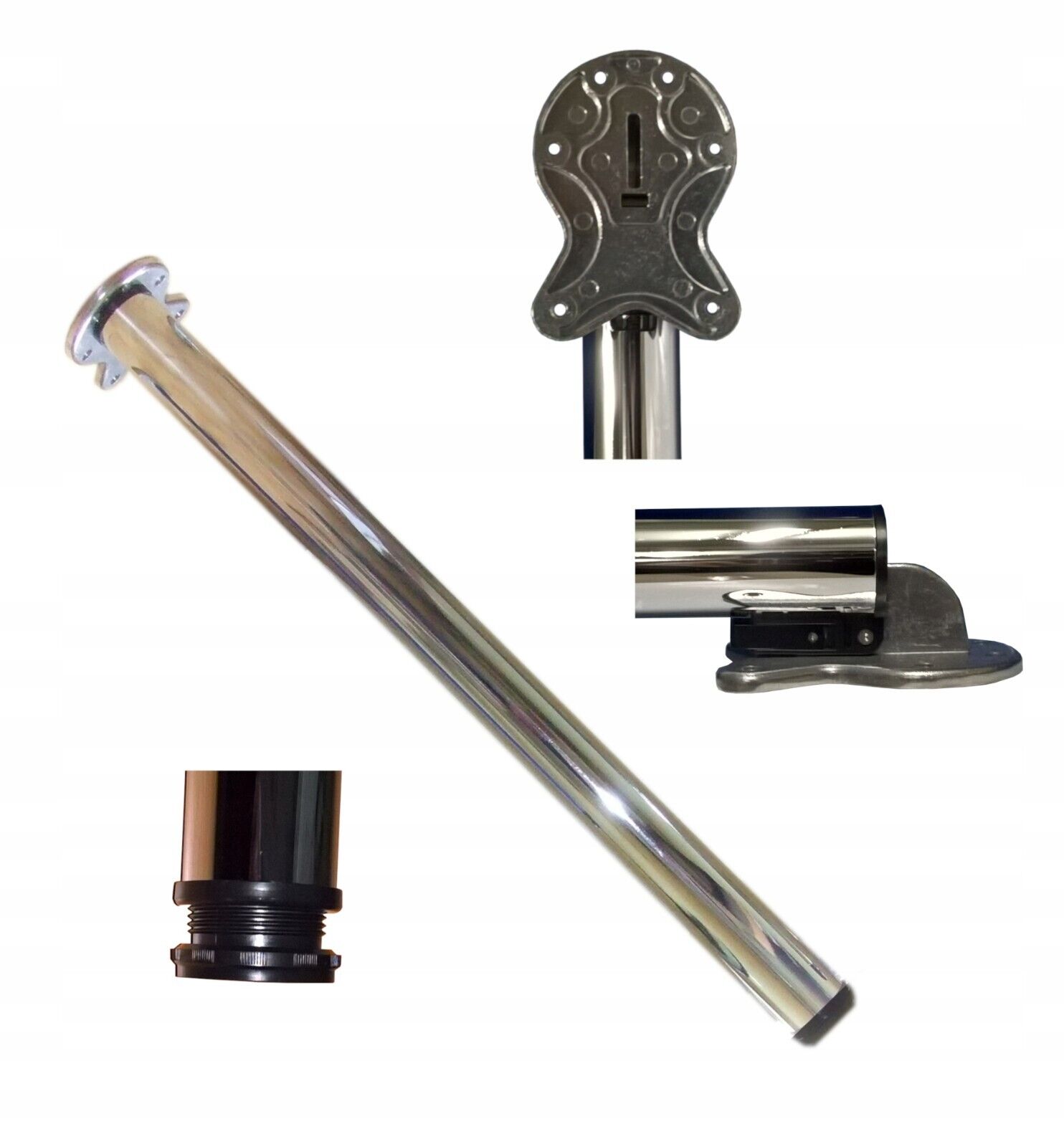 Table Folding Leg Breakfast Bar Worktop Support Kitchen Round 710 / 870mm - Image 5