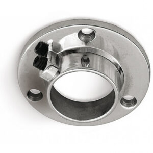 Wardrobe End Supports Brackets for Round Hanging Rails Steel Chrome Hanger 25mm