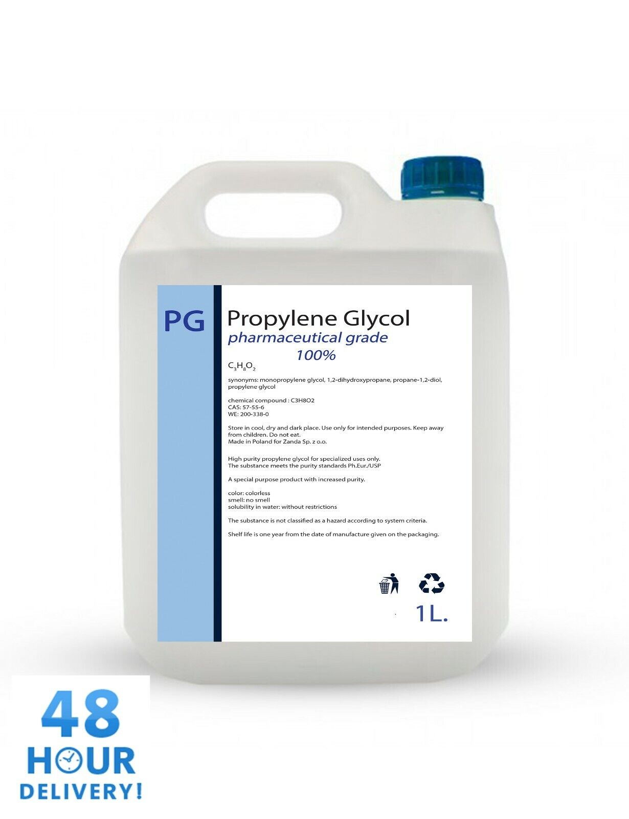 Mono Propylene Glycol Pharma Grade Better Than Food Grade 99% + USP/EP PURE - Image 2