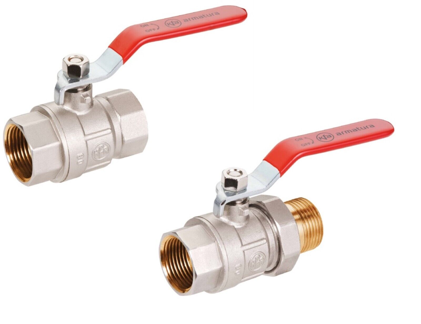 Ball Lever Valve Full Flow Ball Lever Valve BSP Pipe Thread M/F/ F/F 1/2 3/4 1"