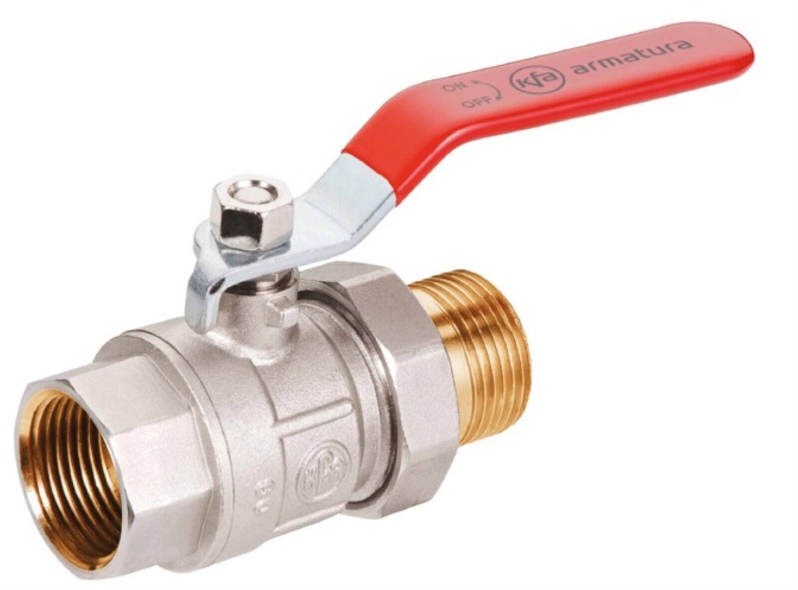 Ball Lever Valve Full Flow Ball Lever Valve BSP Pipe Thread M/F/ F/F 1/2 3/4 1" - Image 2