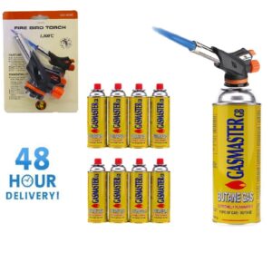 BUTANE BLOW TORCH or FLAMETHROWER WEED BURNER WELDING GAS IGNITION SOLDERING
