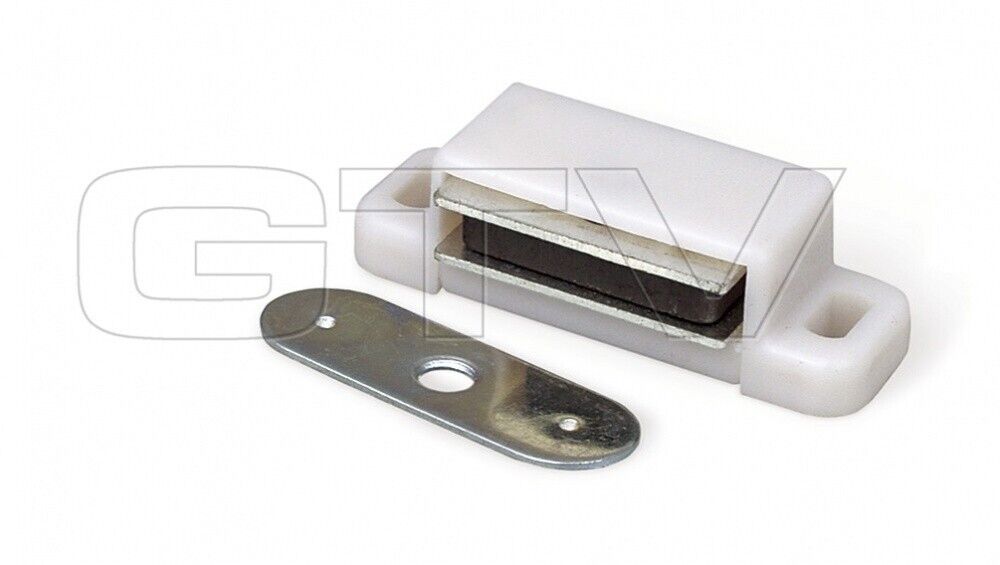 Magnetic Catch Cupboard Door Latch Drawer White Cabinet Catch Magnet Strong - Image 4