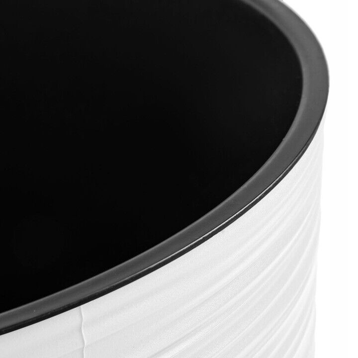 Round FURU Style Look Planter Tall Flower Plant Pot Indoor Outdoor Garden Decor - Image 5