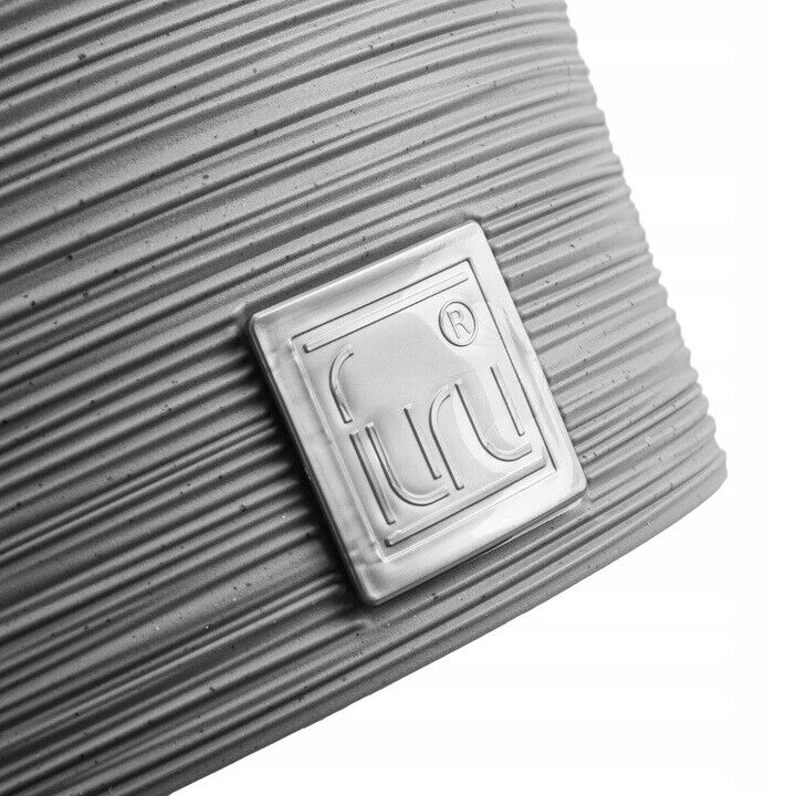 Round FURU Style Look Planter Tall Flower Plant Pot Indoor Outdoor Garden Decor - Image 28