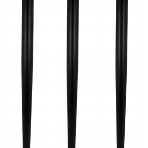 3x Table Leg Breakfast Bar Worktop Support Kitchen Round 710mm Black