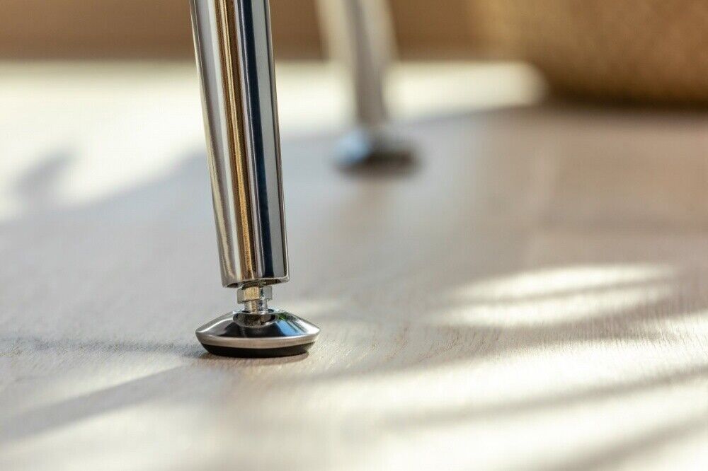 4x Table Leg Breakfast Bar Worktop Support Kitchen Round 710mm Black - Image 10