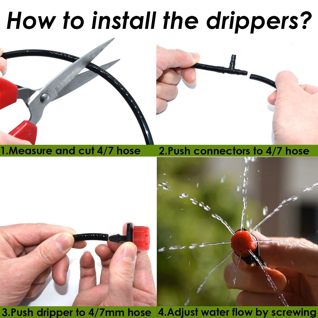 Micro Irrigation Pipe Tube 4mm 6mm Hose for Micro Drip Garden Irrigation System - Image 8