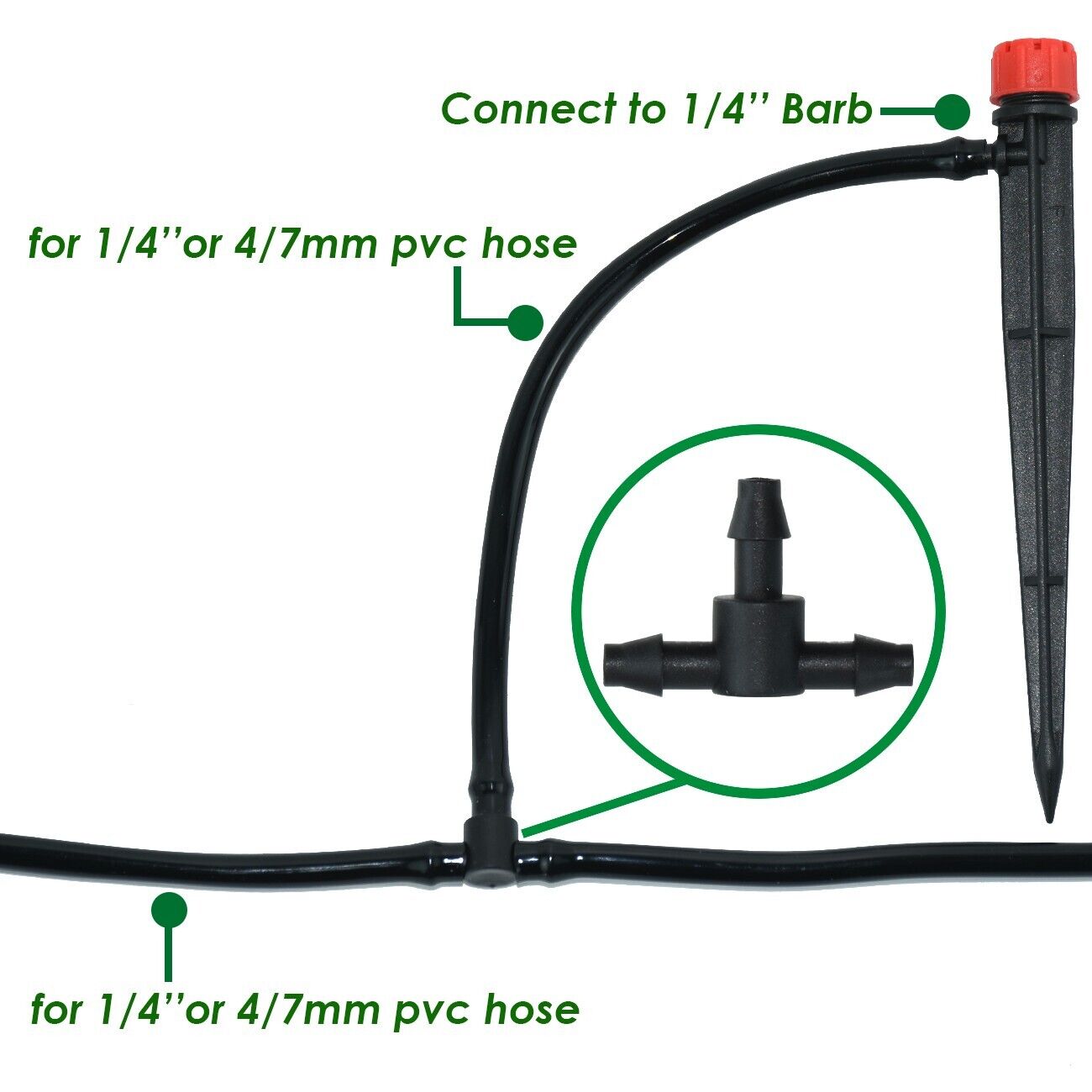 Micro Irrigation Pipe Tube 4mm 6mm Hose for Micro Drip Garden Irrigation System - Image 9