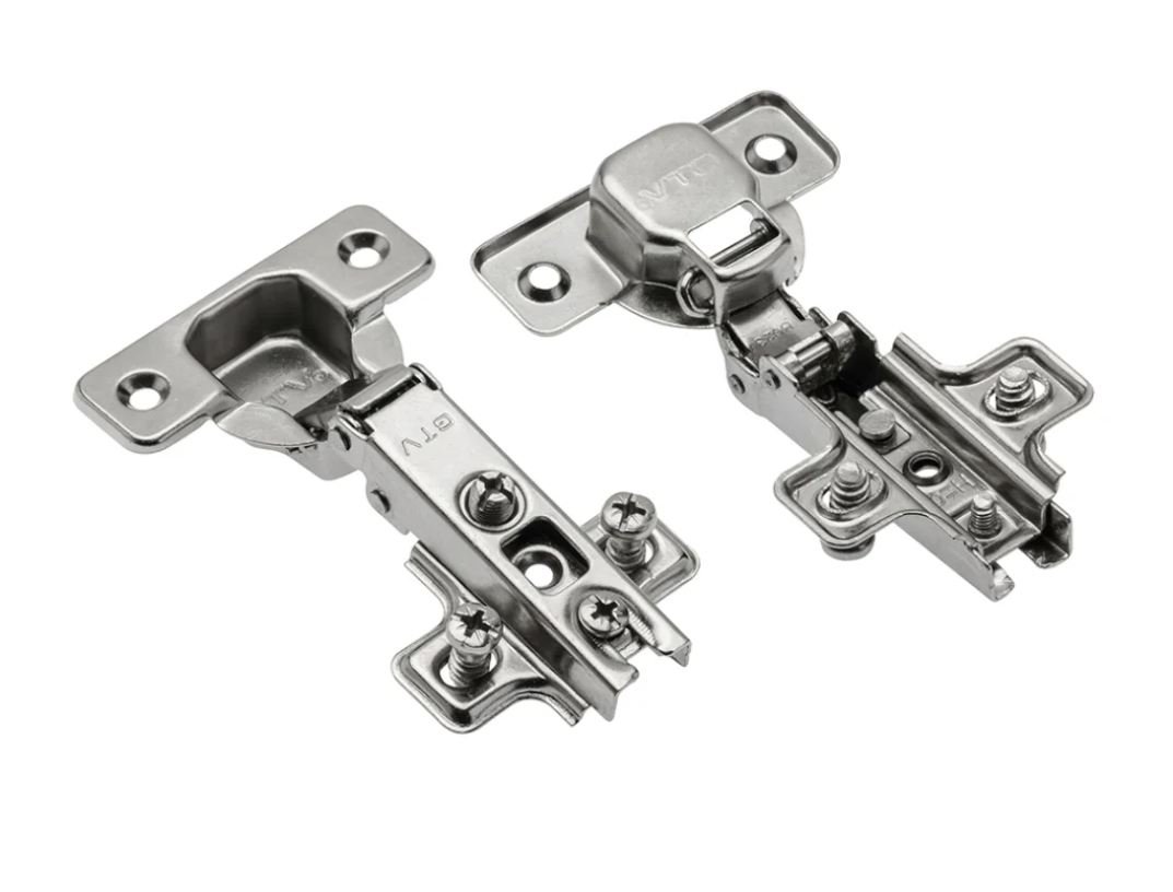 35mm KITCHEN CABINET CUPBOARD SIDEBOARD STANDARD DOOR HINGES FULL OVERLAY CONCE - Image 3