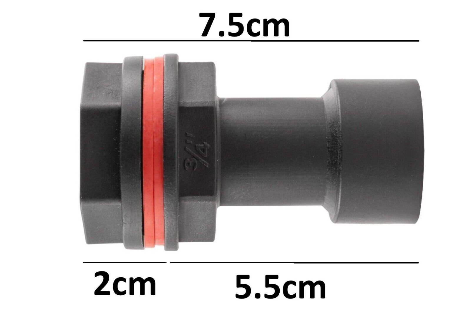 water butt /rain barrel/tank extender connectors for 1/2"+3/4"bsp taps - Image 2