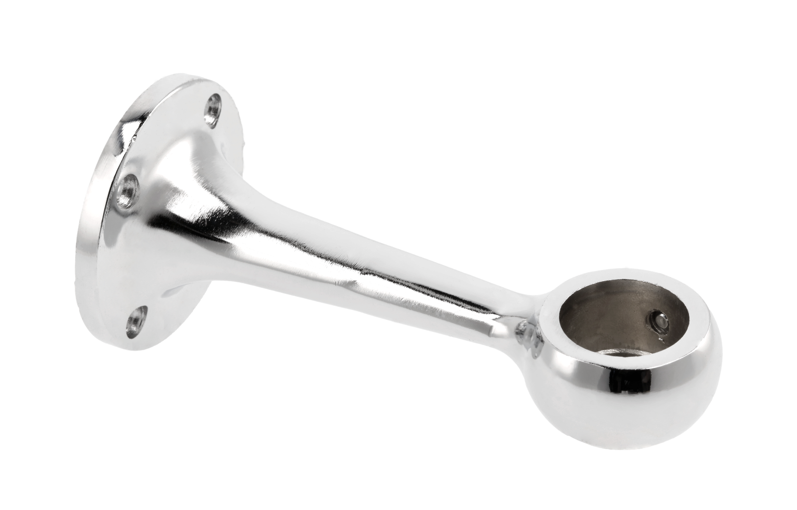 Wardrobe Rail Round Hanging Chrome Tube 25mm + End Supports + Screws 3 Lengths - Image 10