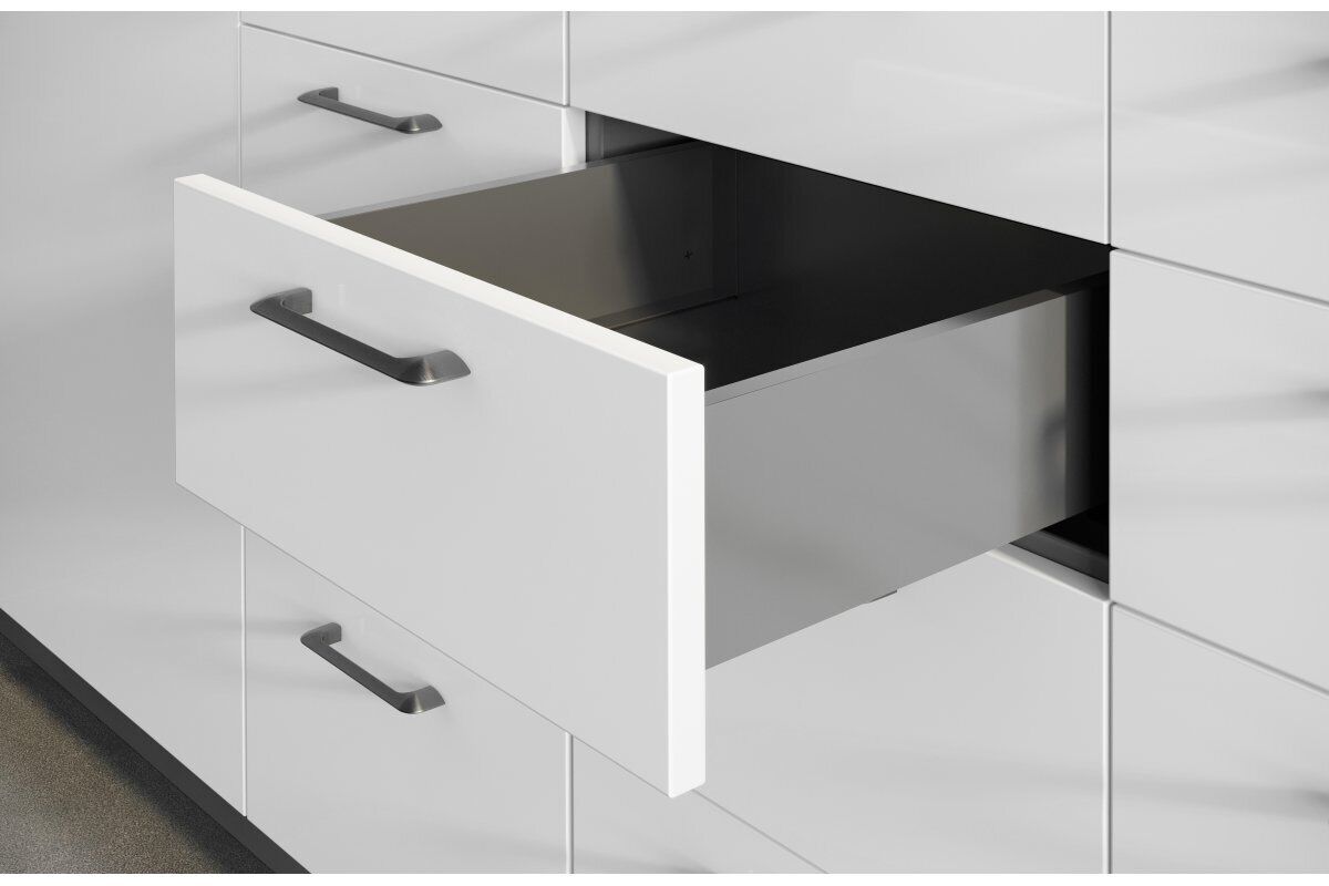 UltraSlim AXIS PRO Soft Close White Kitchen Drawer Box Sides Drawer Runners - Image 8