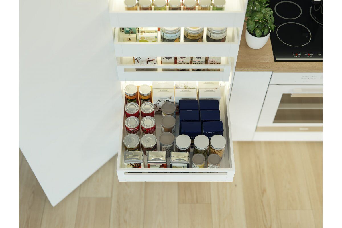 UltraSlim AXIS PRO Soft Close White Kitchen Drawer Box Sides Drawer Runners - Image 10