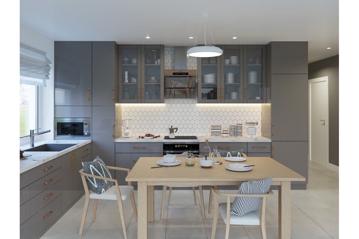 UltraSlim AXIS PRO Soft Close Anthracite Kitchen Drawer Box Sides Drawer Runners - Image 7