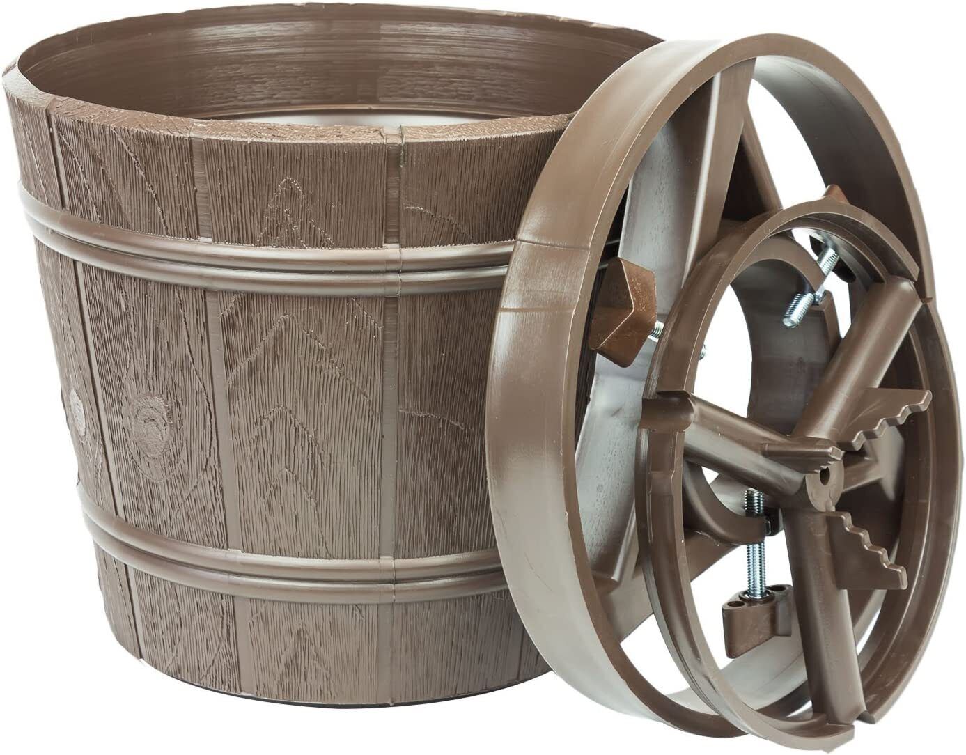 Round Planet Christmas Tree Stand with Water Reservoir,2 Xmas Colours, 2 Sizes - Image 6