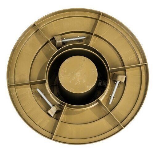 Christmas Tree Stand With Reservoir - Modern Design Real Xmas Tree Gold Round - Image 7