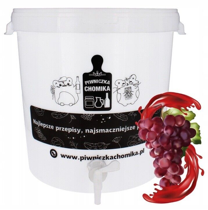 2 x 30l Brewing Fermenting Wine Beer Pickling Bucket Set With Airlock Tap Bung - Image 5