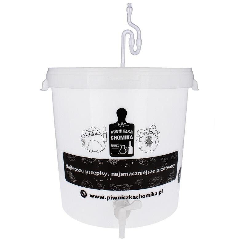 2 x 30l Brewing Fermenting Wine Beer Pickling Bucket Set With Airlock Tap Bung - Image 7