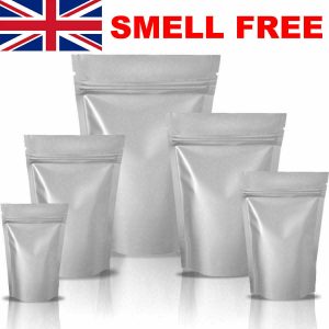 ZIP GRIP ALUMINIUM BAGS DOYPACK HEAT SEAL SACHETS FOILFOOD GRADE NEW RESEALABLE