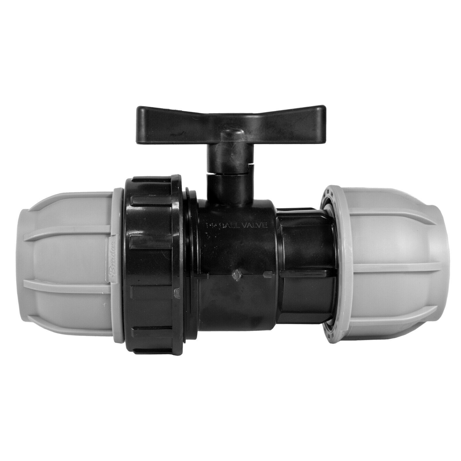 MDPE Compression Connector Fittings 25mm LDPE water pipe Elbow Valve Straight - Image 4