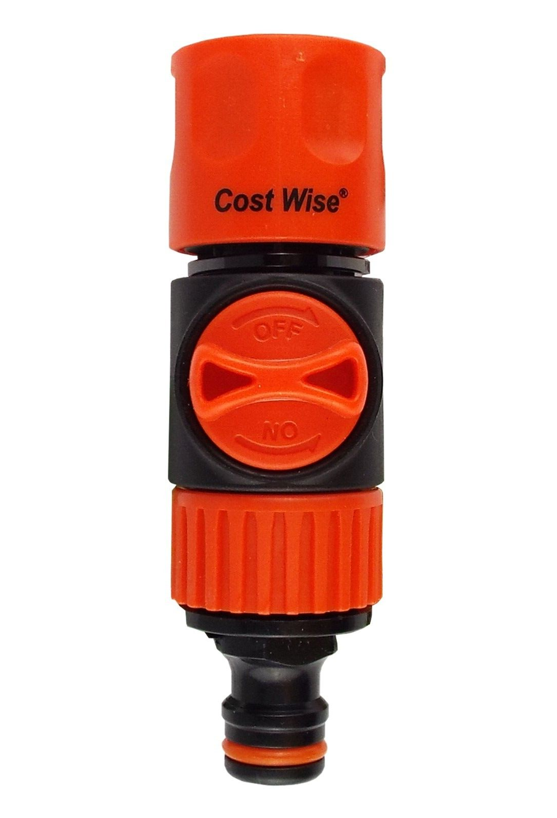 Valve Tap Universal Garden Hose Pipe Flow Control - Click-Lock Male/Female 1/2"