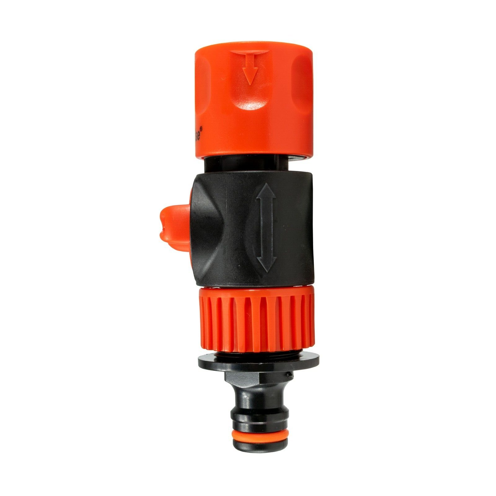 Valve Tap Universal Garden Hose Pipe Flow Control - Click-Lock Male/Female 1/2" - Image 4