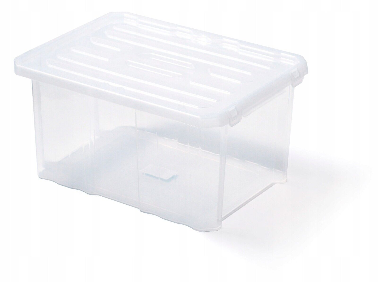 Plastic Storage Box Boxes Lid Handles Food Container Home Kitchen Office Box UK - Image 2