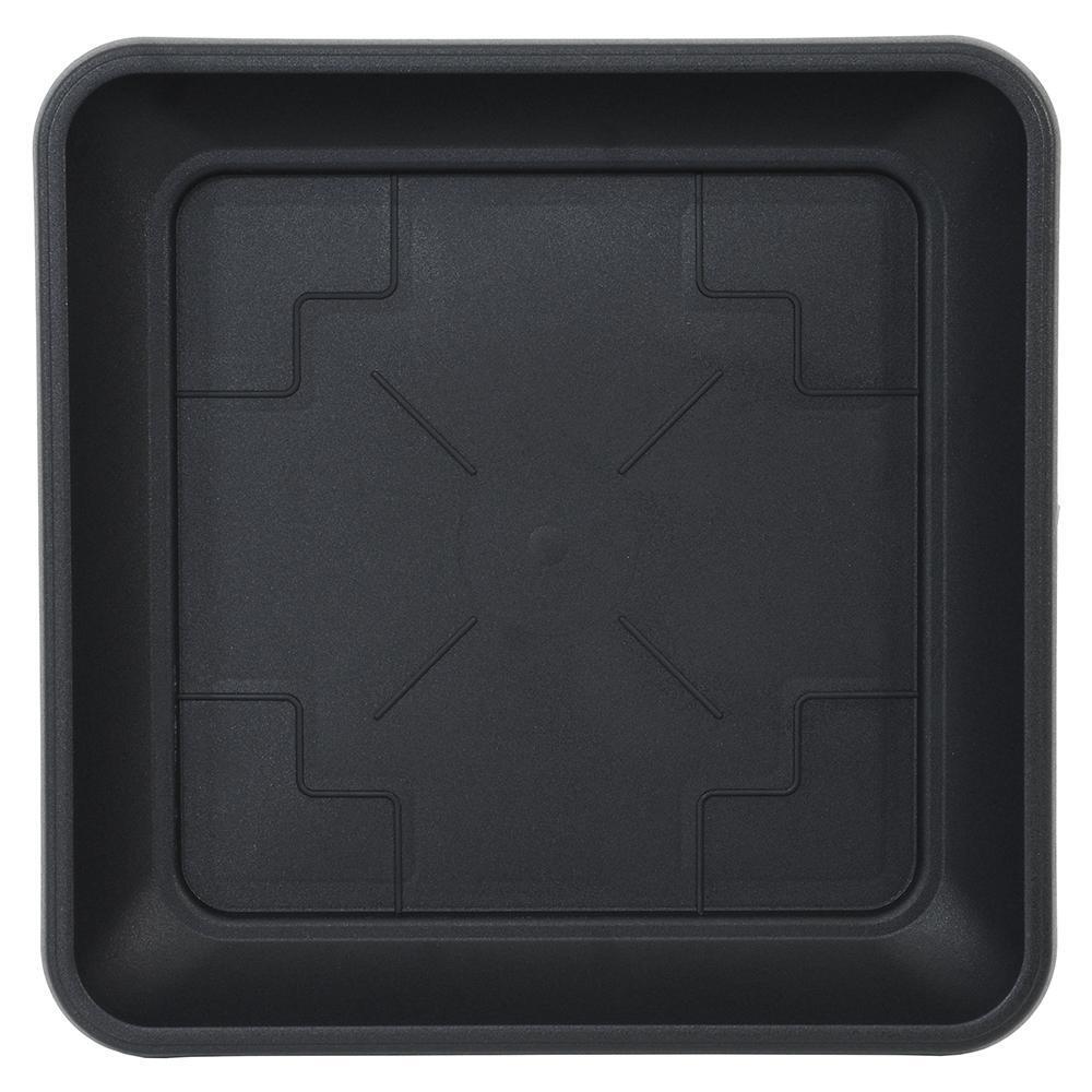 Square Black Plastic Plant Pot Saucers / Water Trays | Sizes Available 14cm-41cm - Image 5