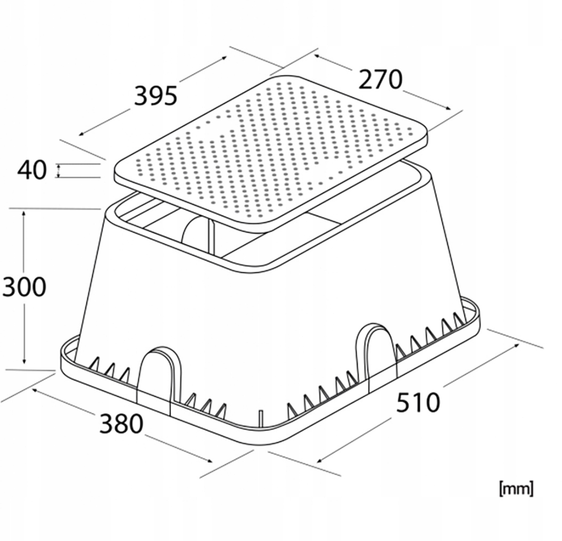 VALVE BOX Underground Irrigation Lawn Sprinkler Valve Protect Cover Heavy Duty - Image 4