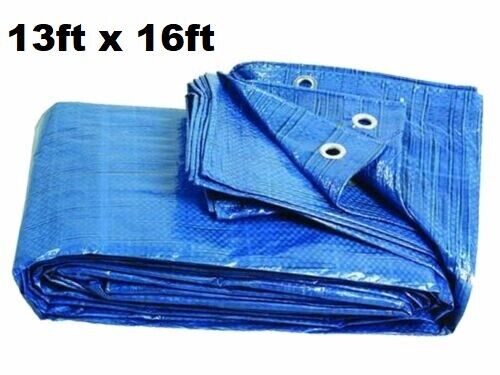 Tarpaulin Heavy Duty Waterproof Cover Roofing Ground Camping Caravan Sheet - Image 40